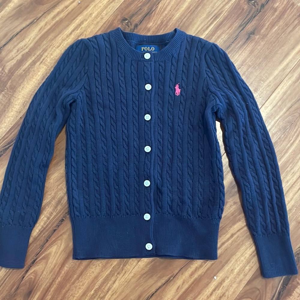 Ralph Lauren cable knit cardigan size 5